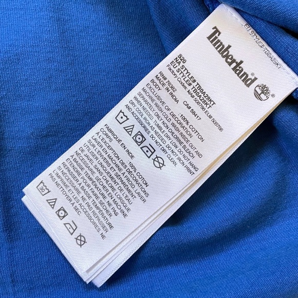 Timberland Men’s Blue Polo Shirt - Picture 4 of 5